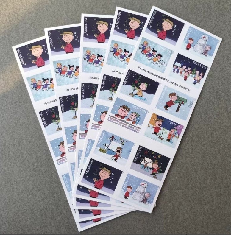 2015 Charlie Brown Christmas Forever Stamps