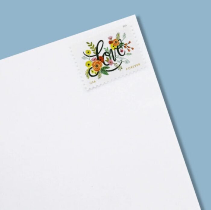 2018 Wedding Love Flourishes Forever Stamps