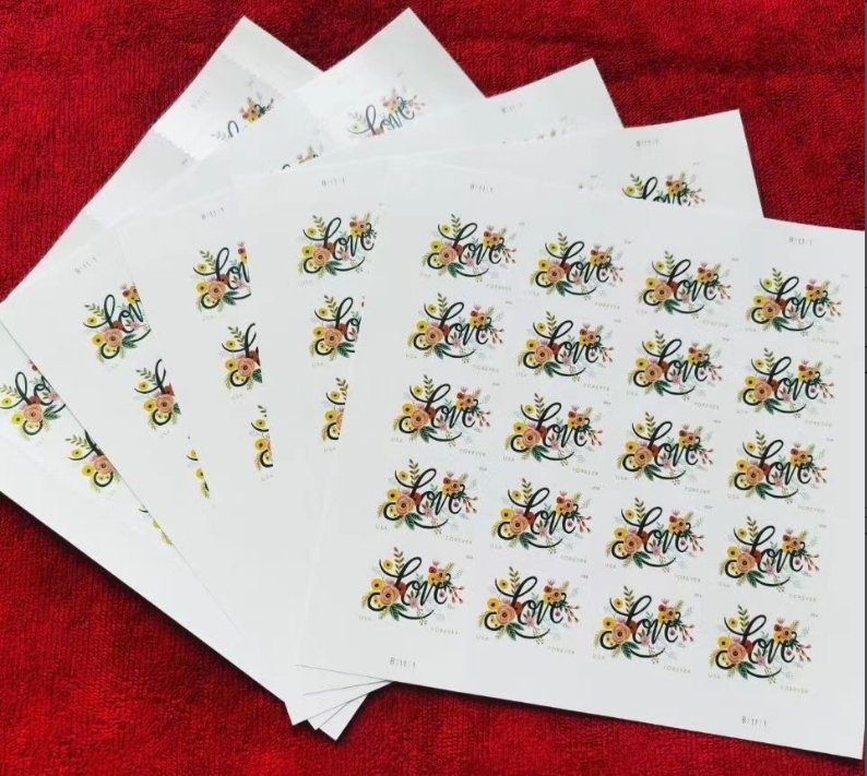 2018 Wedding Love Flourishes Forever Stamps - Image 4