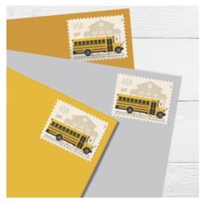 School Bus 2023Forever Stamps