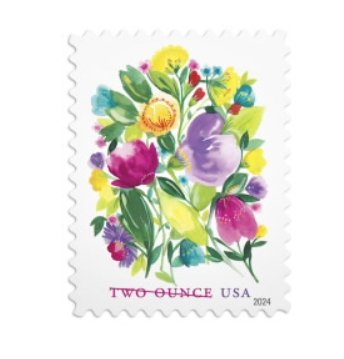 2024 Stamps Wedding Blooms Forever Stamps