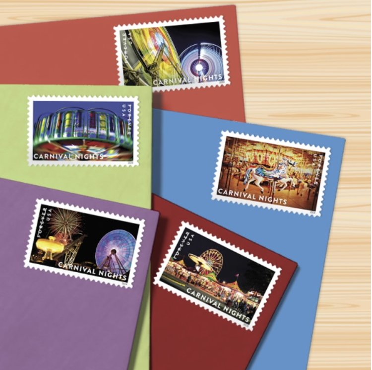2024 Stamps Carnival Nights Forever Stamps