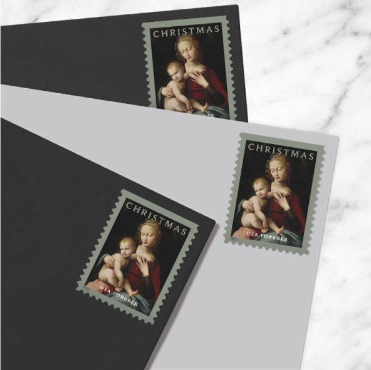 2022 Stamps Virgin and Child Forever Stamps