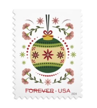 2024 Stamps Holiday Joy Forever Stamps