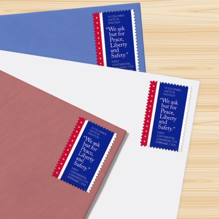 2024 Stamps First Continental Congress Forever Stamps