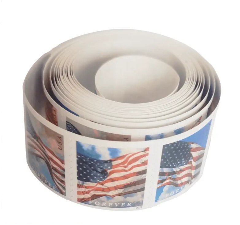 Flag Stamps Coil of 100 Forever Stamps - Image 3