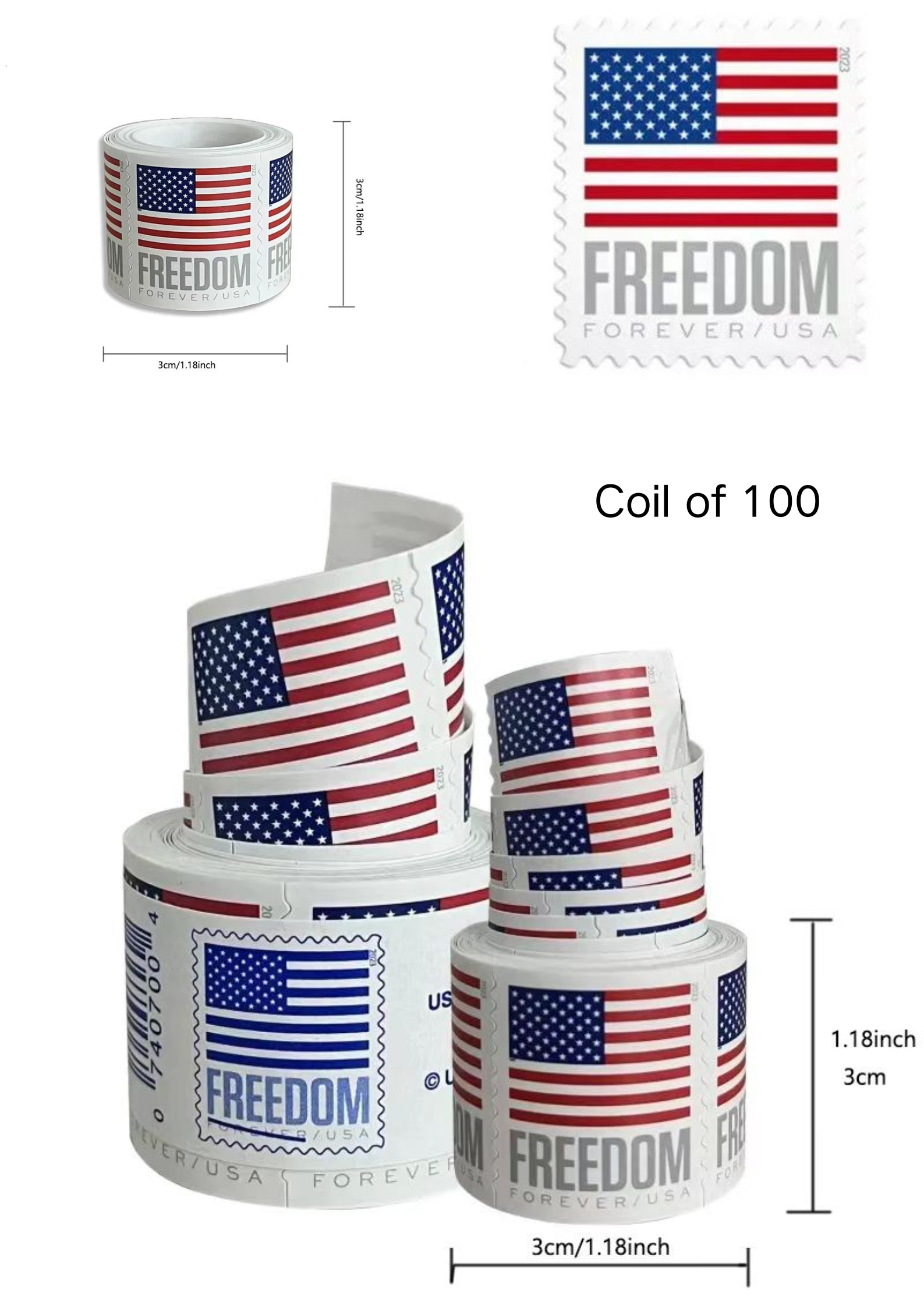 New Forever Stamps 2024 Postage Stamps - Image 2