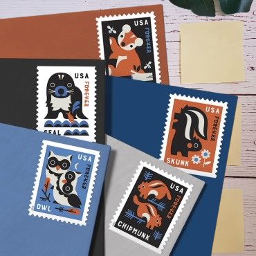 2025 Baby Wild Animals Forever Stamps